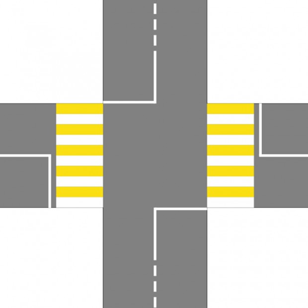 Имитация проезжей части «Перекресток»