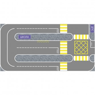 Имитация проезжей части 5000х10000 мм
