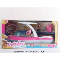 Кукла на катере в коробке Defa Lucy
