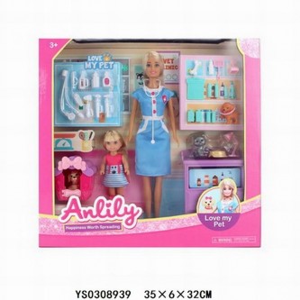 Кукла Anlily ветклиника в коробке