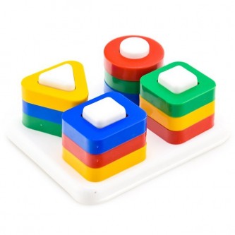 Логическая игрушка Веселые фигурки 