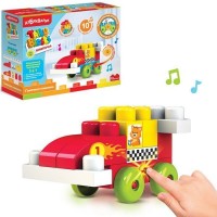 Игрушка музыкальная Гоночная машинка Talky Blocks кнопочка 4630027291745