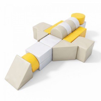 Мягкий конструктор Звездолет 2, пастель Мягкий конструктор Звездолет 2, пастель