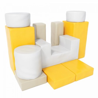 Мягкий конструктор «Фабрика», пастель Мягкий конструктор «Фабрика», пастель