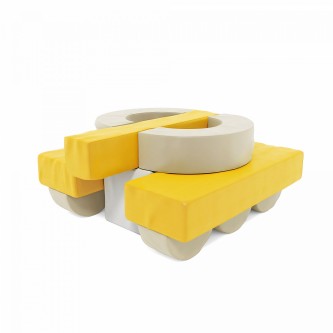 Мягкий игровой комплекс «Танк» (pastel) Мягкий игровой комплекс «Танк» (pastel)