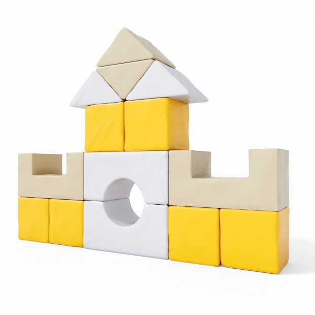 Мягкий конструктор Строительный набор, пастель Мягкий конструктор Строительный набор, пастель