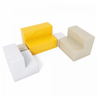 Набор мягкой мебели для детского сада "Диванчики", пастель Набор мягкой мебели для детского сада "Диванчики", пастель