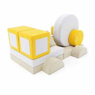 Мягкий игровой комплекс «Автофургон», пастель Мягкий игровой комплекс «Автофургон», пастель