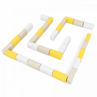 Мягкий спортивный модуль Romana «Лабиринт» (мини), пастель Мягкий спортивный модуль Romana «Лабиринт» (мини), пастель