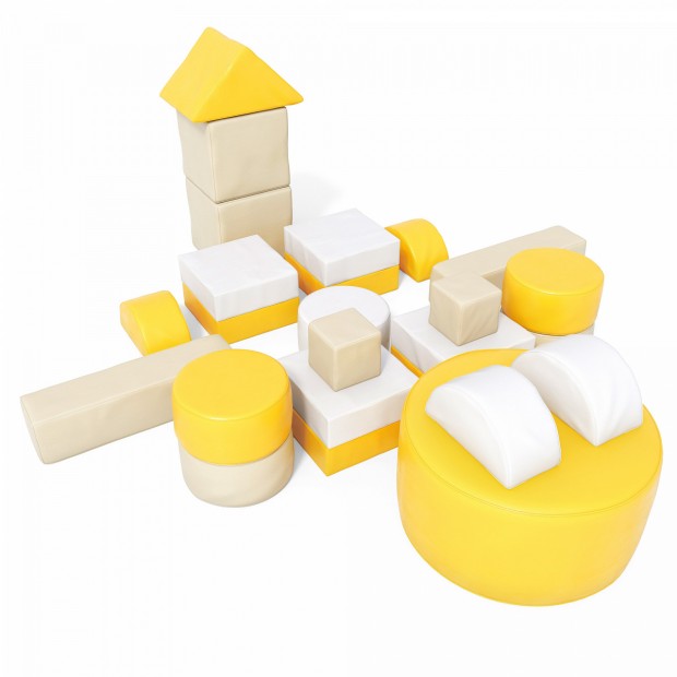 Мягкий конструктор «Космолёт», пастель Мягкий конструктор «Космолёт», пастель