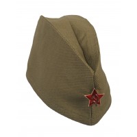 Пилотка ХАКИ звезда металлическая. детская 51-53 (XS-S) - Воины победы Пилотка ХАКИ звезда металлическая. детская 51-53 (XS-S) - Воины победы