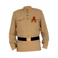 Гимнастёрка с ремнём мужское взрослый L - Карнавал для взрослых Гимнастёрка с ремнём мужское взрослый L - Карнавал для взрослых