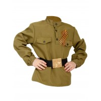 Гимнастёрка с ремнём детский   L 5253-21 (140) - Воины победы
