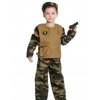 Спецназ-1 С ПИСТОЛЕТОМ детский L (140) - Воины победы Спецназ-1 С ПИСТОЛЕТОМ детский L (140) - Воины победы