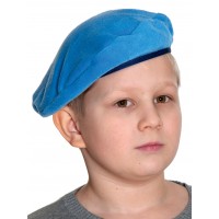 Берет голубой (флис) детский - Воины победы Берет голубой (флис) детский - Воины победы