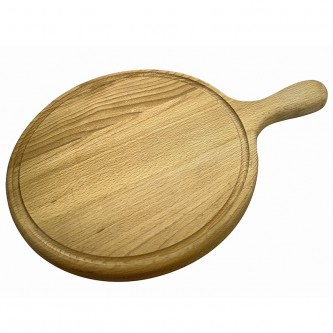 Доска для пиццы и стейка с ручкой 300х20 мм бук Доска для пиццы и стейка с ручкой 300х20 мм бук
