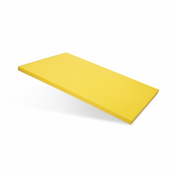 Доска разделочная 500х350х18 мм жёлтая пластик