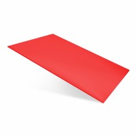 Доска разделочная 600х400х8 мм красная пластик