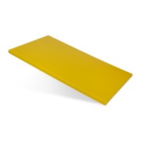 Доска разделочная 530х325х18 мм желтая пластик