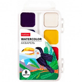 Акварель 8 цв. COLORA медовые б/к AQ_071865 Hatber Акварель 8 цв. COLORA медовые б/к AQ_071865 Hatber