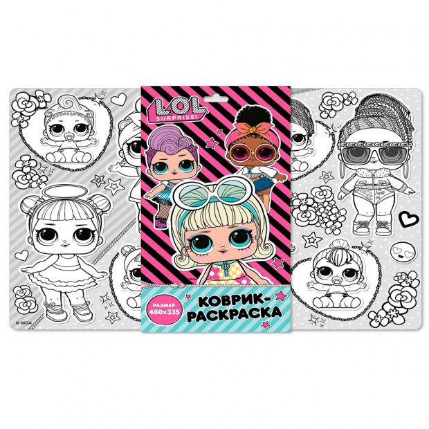 Набор для творчества Коврик для раскрашивания LOL. Набор для творчества Коврик для раскрашивания LOL.