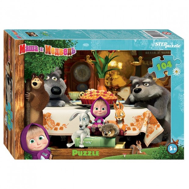 Пазл 104 Маша и Медведь - 2 82181 Степ /48/ Пазл 104 Маша и Медведь - 2 82181 Степ /48/