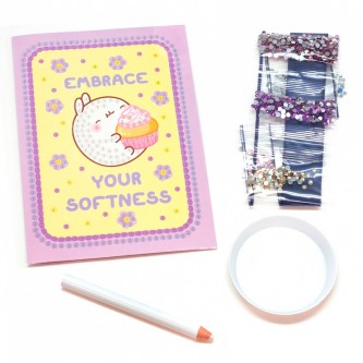 Набор для творчества Алмазные узоры. Клубничное настроение. Molang 07528 Набор для творчества Алмазные узоры. Клубничное настроение. Molang 07528