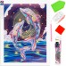 Набор ДТ Картина Стразами на Холсте Светится в Темноте Дельфины 25х35см MA-KN0101-7.