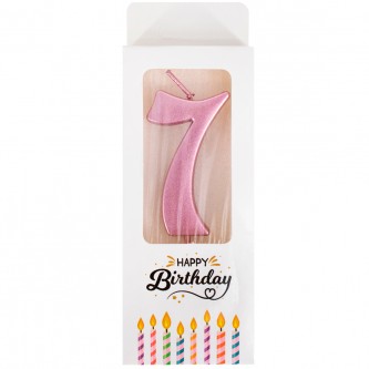 Свеча для торта Цифра 7 141V-434