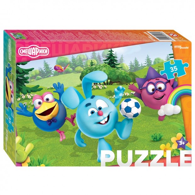 Пазл 35 Смешарики (new) 91403 Степ /48/ Пазл 35 Смешарики (new) 91403 Степ /48/