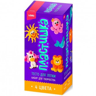 Набор для творчества Тесто для лепки 4цв по 50 г Тдл-074 Lori Набор для творчества Тесто для лепки 4цв по 50 г Тдл-074 Lori
