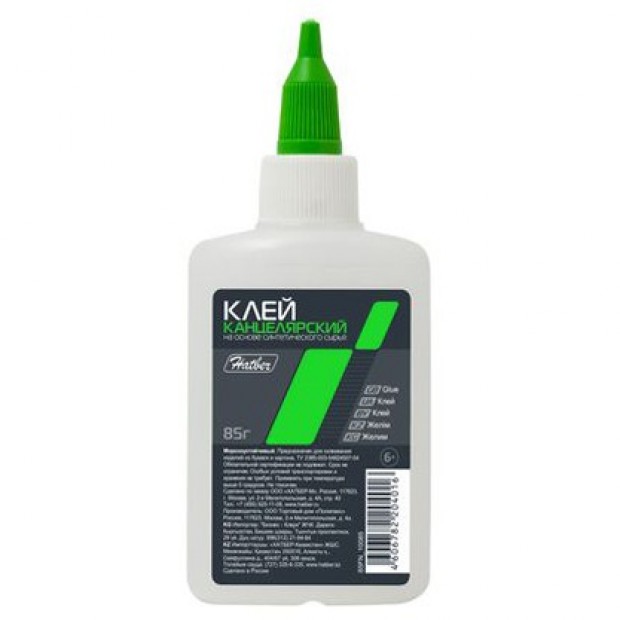 Клей силикатный 85 гр. с дозатором 10085 Hatber Клей силикатный 85 гр. с дозатором 10085 Hatber