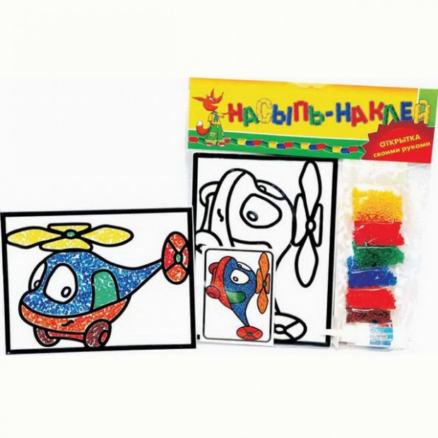 Набор для творчества Насыпь - Наклей Вертолет 1510 Эра /24/ Набор для творчества Насыпь - Наклей Вертолет 1510 Эра /24/