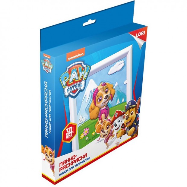 Набор для творчества 3D Art.Панно-раскраска Щенячий патруль 