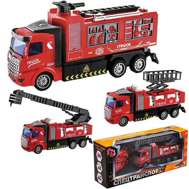 Спецтехника на радиоуправлении Young Racer 005YSHT Пожарная машина в кор. Спецтехника на радиоуправлении Young Racer 005YSHT Пожарная машина в кор.