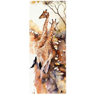 Набор для творчества Картина по номерам.Панно.Жирафы 35х88 HRP0022 /20/ Набор для творчества Картина по номерам.Панно.Жирафы 35х88 HRP0022 /20/