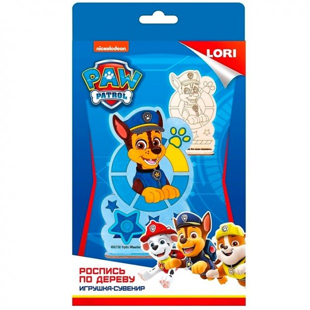 Набор для творчества Роспись по дереву.Игрушка-сувенир Щенячий патруль Набор для творчества Роспись по дереву.Игрушка-сувенир Щенячий патруль