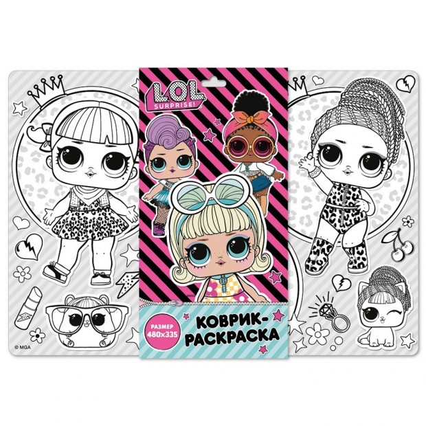 Набор для творчества Коврик для раскрашивания LOL. Набор для творчества Коврик для раскрашивания LOL.