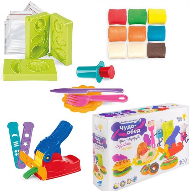 Набор для творчества Для лепки «Чудо-обед» ТА2002 /Genio Kids Набор для творчества Для лепки «Чудо-обед» ТА2002 /Genio Kids
