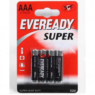 Элемент питания 161988 Eveready (4шт) /R03/286 BL Элемент питания 161988 Eveready (4шт) /R03/286 BL