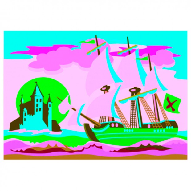 Набор для творчества Картина по номерам для малышей 