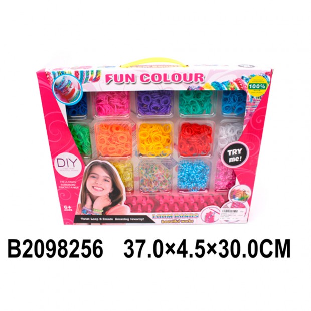 Набор резинок для плетения J178-1 в кор. Набор резинок для плетения J178-1 в кор.