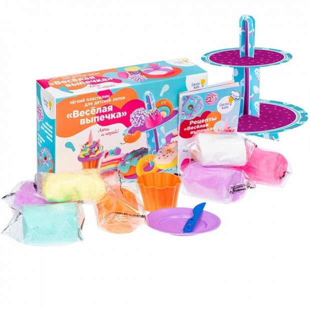 Набор для творчества Лёгкий пластилин Весёлая выпечка ТА1717 Набор для творчества Лёгкий пластилин Весёлая выпечка ТА1717