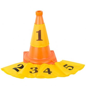 Набор сменных номеров на конус (1-5) У678 Набор сменных номеров на конус (1-5) У678