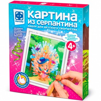 Набор для творчества Картина из серпантина Джентльмен из леса 967069 Фантазёр Набор для творчества Картина из серпантина Джентльмен из леса 967069 Фантазёр