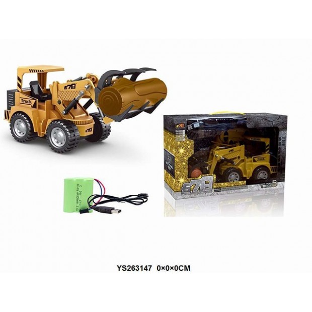 Спецтехника на радиоуправлении 8074Е Погрузчик бревен в коробке Спецтехника на радиоуправлении 8074Е Погрузчик бревен в коробке