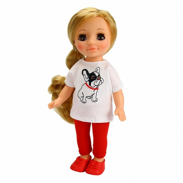Кукла Ася с бульдожкой В3970 Кукла Ася с бульдожкой В3970