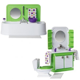 Мебель Ванная комната Конфетти Зеленая С-1583 Огонек /3/ Мебель Ванная комната Конфетти Зеленая С-1583 Огонек /3/