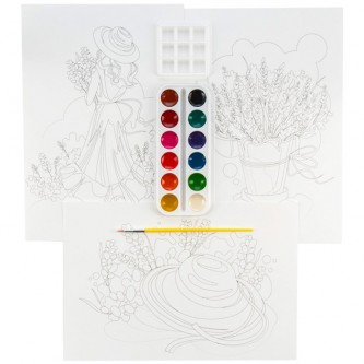 Набор для творчества Скетчинг акварелью 
