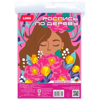 Набор для творчества Роспись по дереву. Картина. Цветочное настроение Набор для творчества Роспись по дереву. Картина. Цветочное настроение